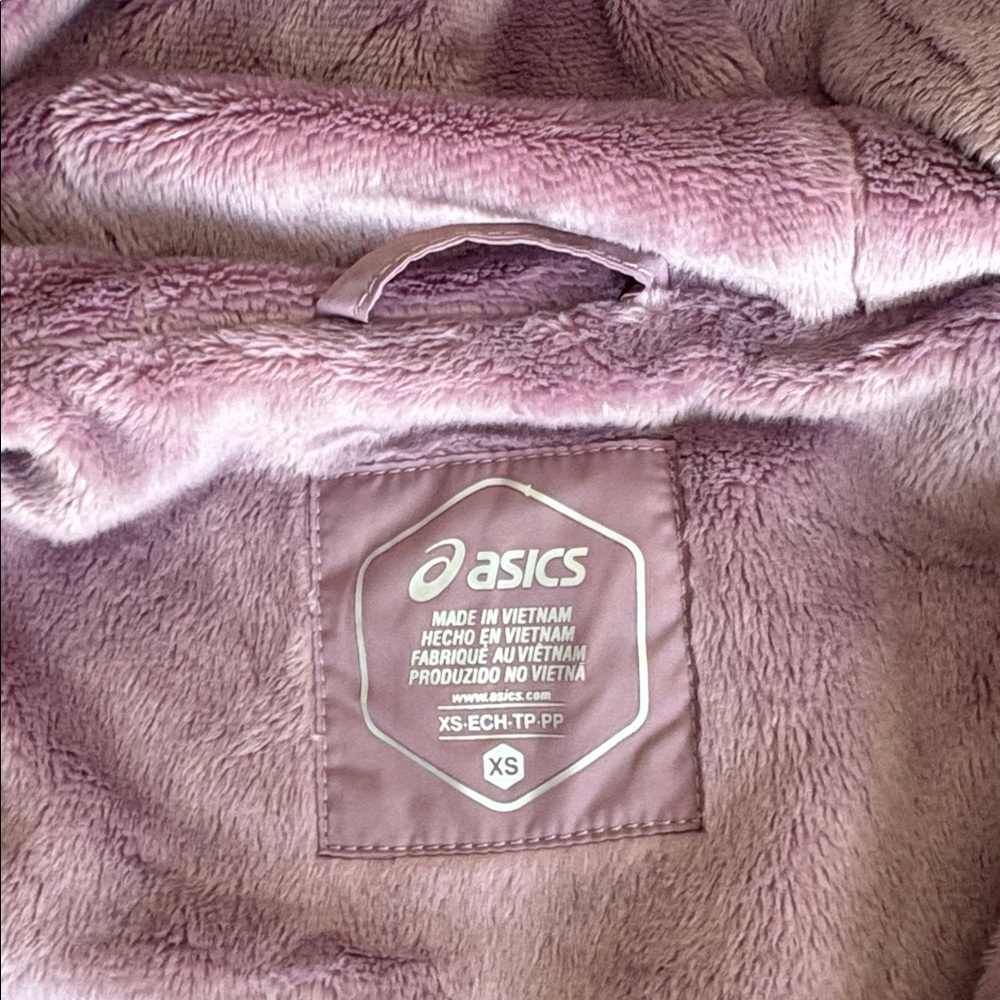Asics Women’s Woven Jacket with Velboa Lined size XS NWT - Picture 6 of 12